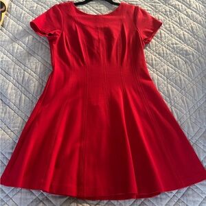 Banana Republic Vibrant Red Mini Dress